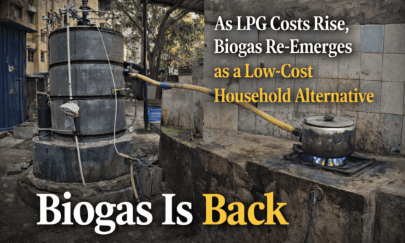 Biogas system in urban India