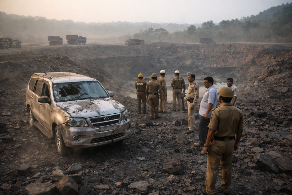 Officials face attack during coal theft probe in Dhanbad