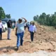 Hemant Soren inspects under-construction road in Bokaro district