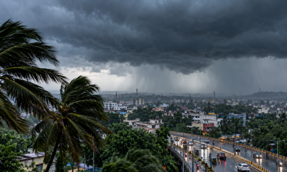 Storm Over the City Highway